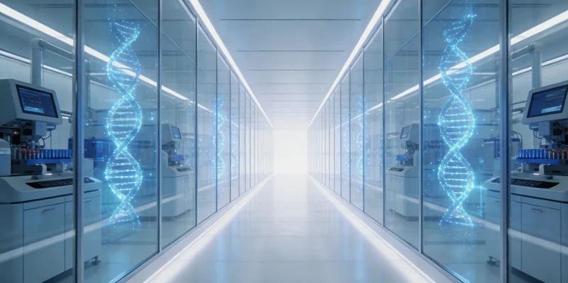 医生团队正在讨论基因检测报告和