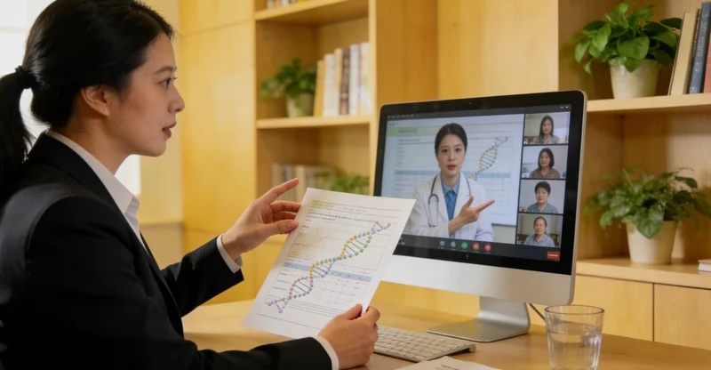 红河医院遗传咨询门诊医生向夫妇