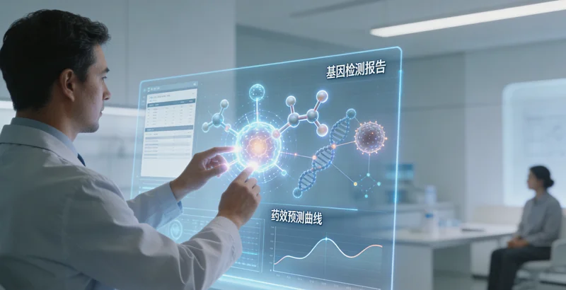 丽水网约车司机与家人查看基因检