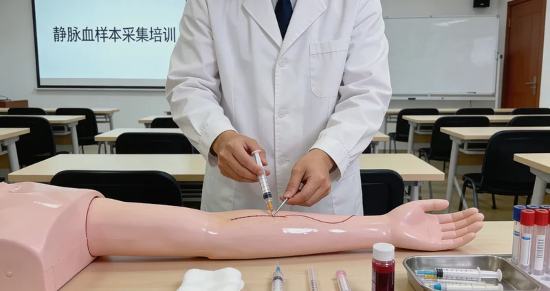 漳州护士进行基因检测静脉采血操