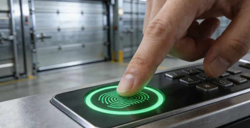 女性正在仔细阅读检测报告并与医