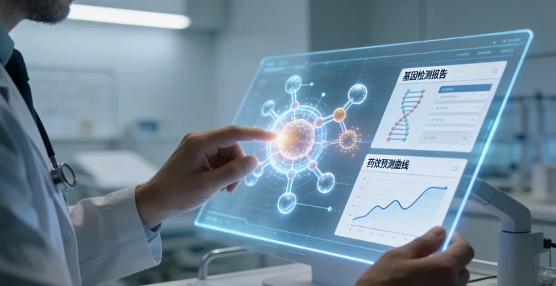 许昌市民在医院进行基因检测采样