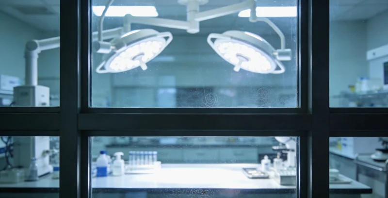 专业实验室内部，技术人员正在操