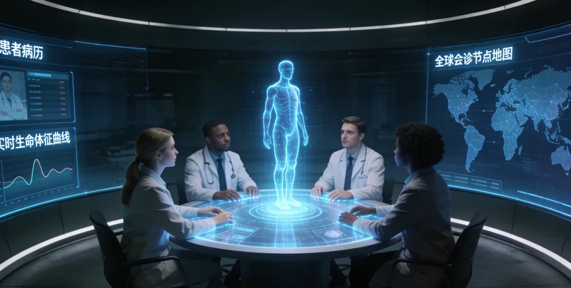 北京山区林业工作者健康检查场景