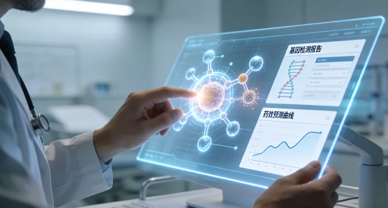 重庆市民在医院进行基因检测血液