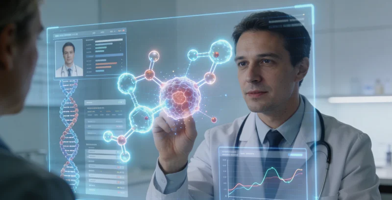 绵阳家庭与医生查看基因检测报告