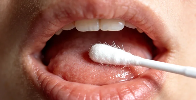 医生正在为患者进行膝关节穿刺抽