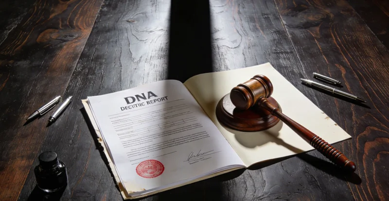 医生与家属沟通检测报告，体现快