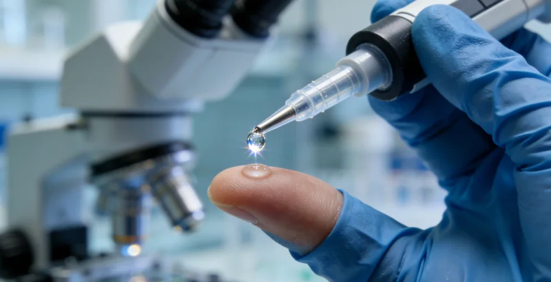 康复后的患者与医护人员交流，展