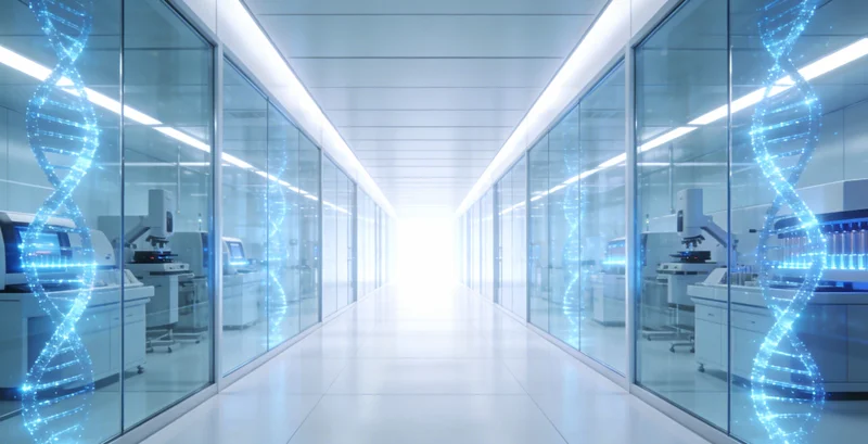 传统粪便镜检在显微镜下的画面