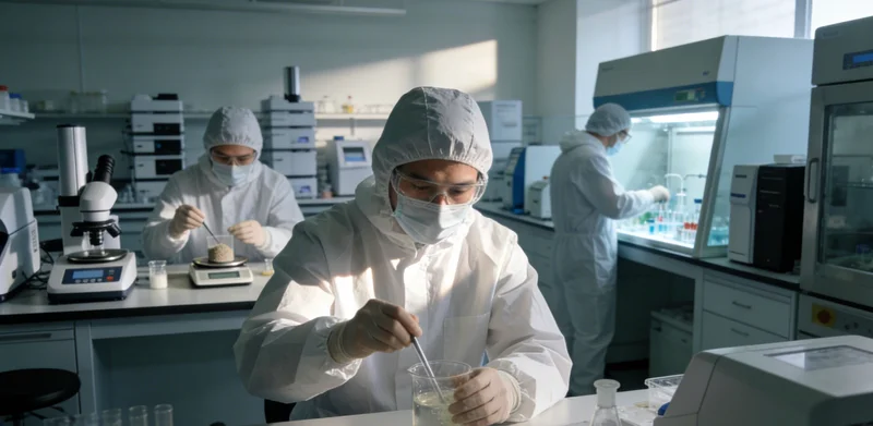 一份清晰的基因检测报告局部特写