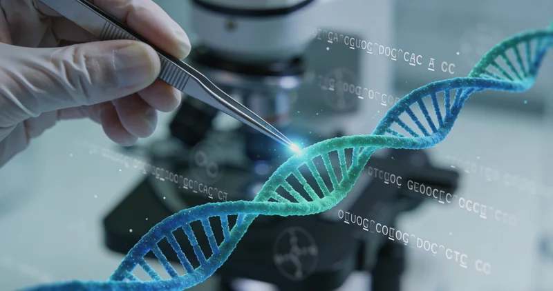 象征希望与科学的DNA双螺旋光