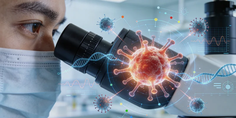 遵义医院病理科医生处理肿瘤组织