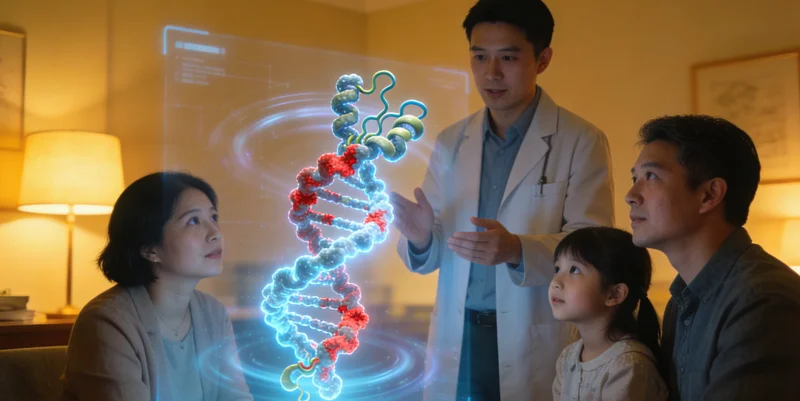 蚌埠医生与家庭进行检测报告解读