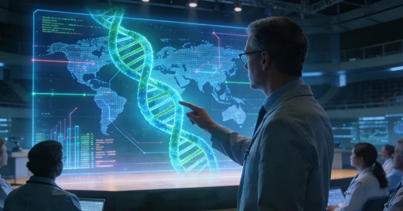 汕头家庭进行遗传咨询场景