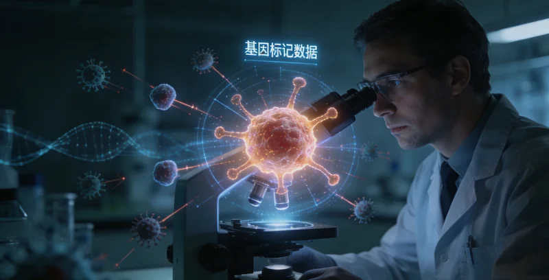 高科技基因测序仪在实验室运行