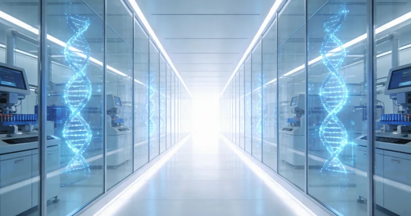 万核基因检测报告示例图，展示清