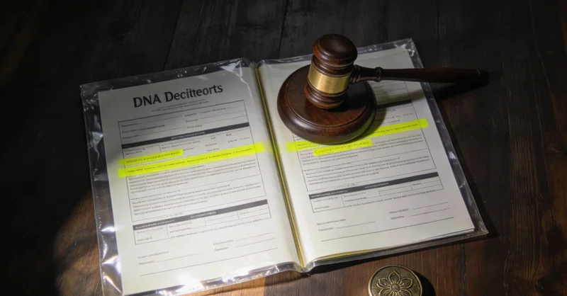 医生正在向患者展示并解读基因检