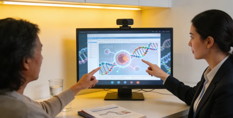 儋州遗传咨询师与市民面对面解读