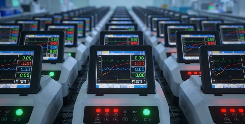 一位中年工人在车间的工作照与肺