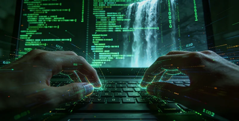 高速基因测序仪正在运行，屏幕显