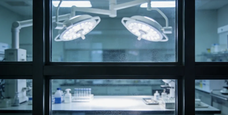 专业医学实验室内部检测仪器工作