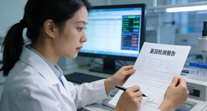 忻州耳聋基因筛查报告单解读示意