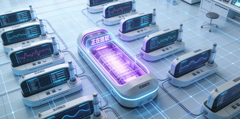 专业实验室进行高通量基因测序工