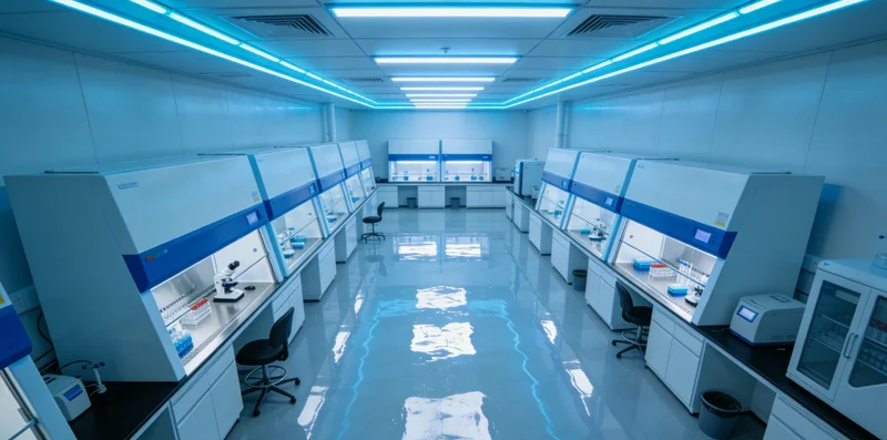 实验室中，高科技的高通量基因测