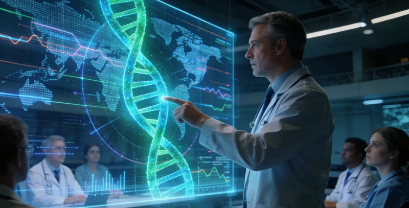 阆中肠镜检查与息肉分析示意图