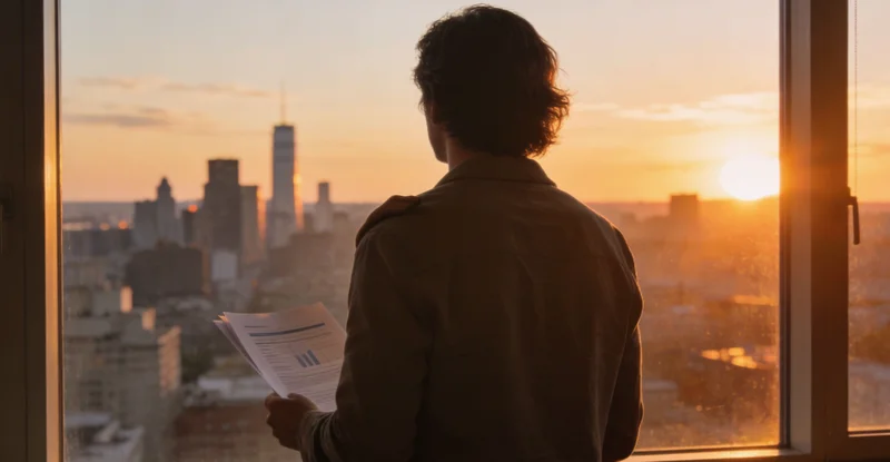 一位中年男性在工厂车间里,手捂