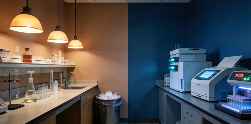 医生在诊室中与咨询者面对面交流