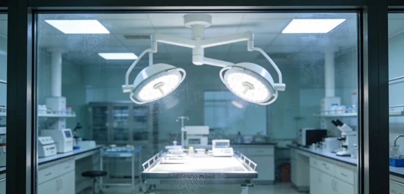 现代化分子诊断实验室内部，技术