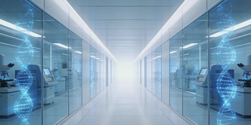 医生正在结合CT片和检测报告向