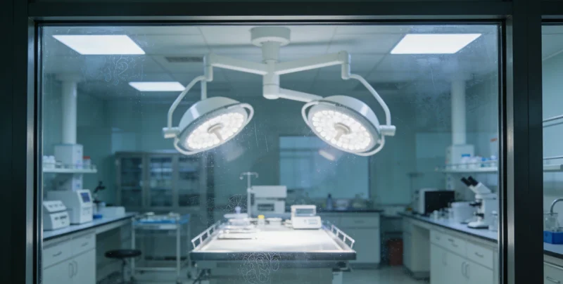 专业、整洁的医学实验室内部,工