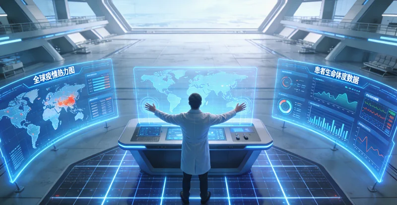 高通量基因测序实验室仪器工作场