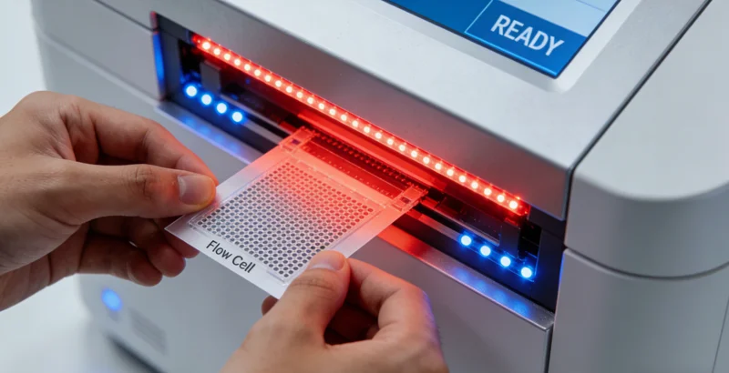 周口医院医生为幼儿进行听力筛查