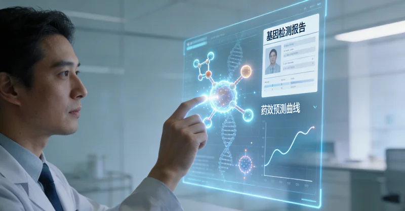 哈密医院进行无创基因采样过程示