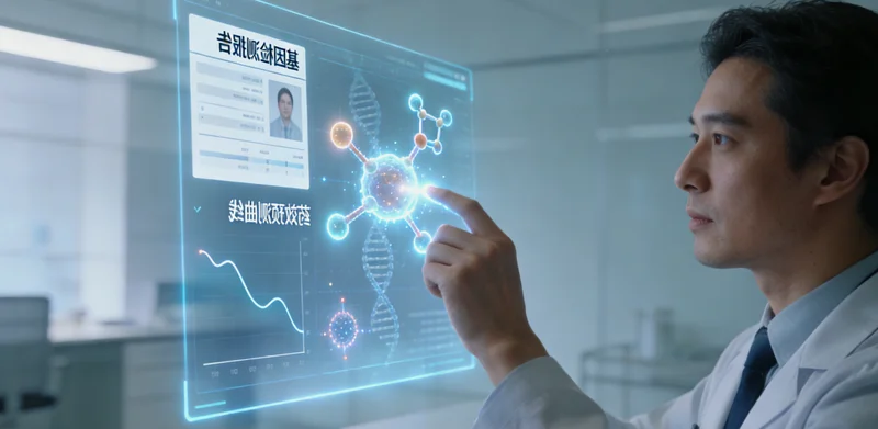 高通量基因测序实验室工作场景