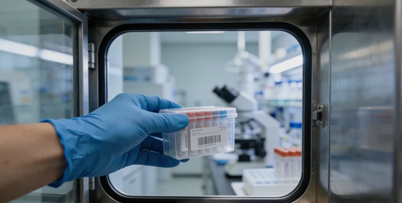 传统检测与基因检测方法形象对比