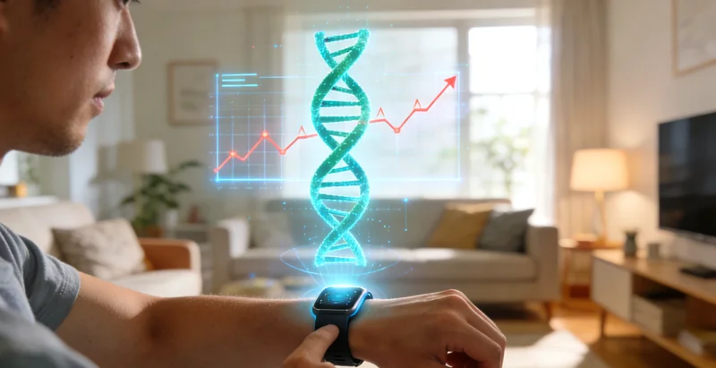 潜江市民根据基因报告进行个性化