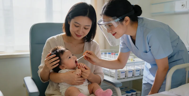 医生在诊室内讨论疑难感染病例,