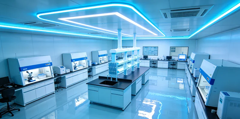 基因检测全流程示意图：从采血、