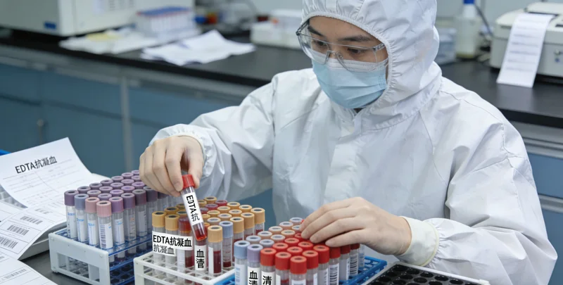 广州护士为新生儿进行足跟血采集