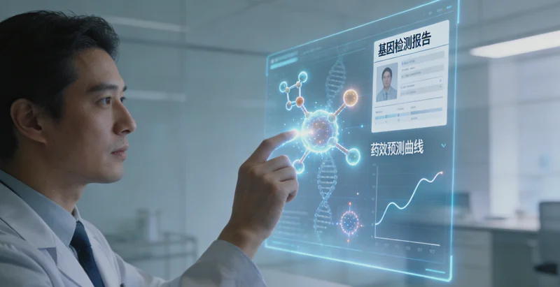 泰安家庭与医生共同查看基因检测