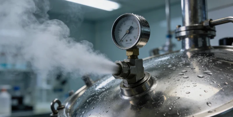 医生正在进行支气管镜检查获取肺