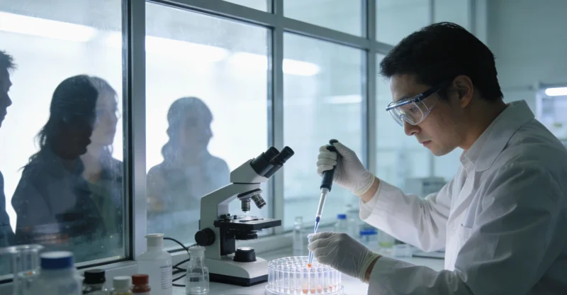 梅州某医院检验科或门诊大楼外部