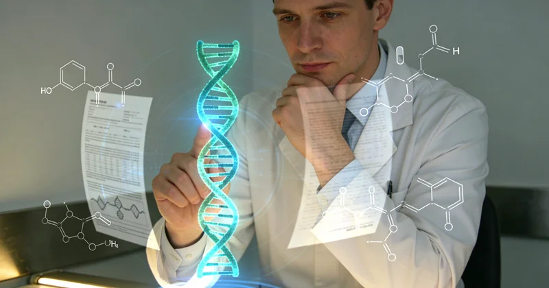 衢州家庭在医生指导下查看基因检