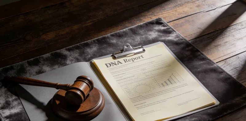 一位医生或遗传咨询师在办公室内