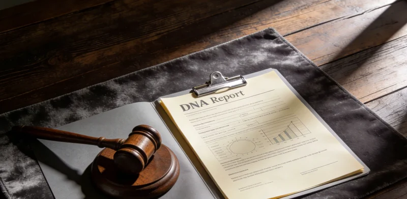 专业咨询师正在向家庭解读基因检